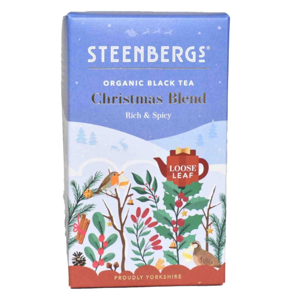 Organic Black Tea Christmas Blend Steenbergs 4x100g Organic Black Tea Christmas Blend Steenbergs 4x100g
