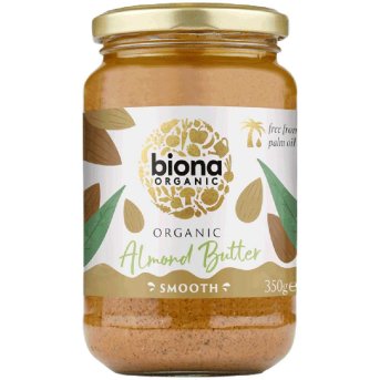 Organic Smooth Almond Butter - large Biona 350g