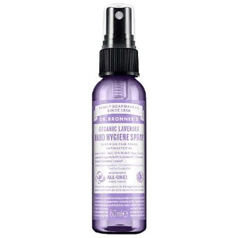 Organic Lavender Hand Hygiene Spray Dr. Bronner 60ml