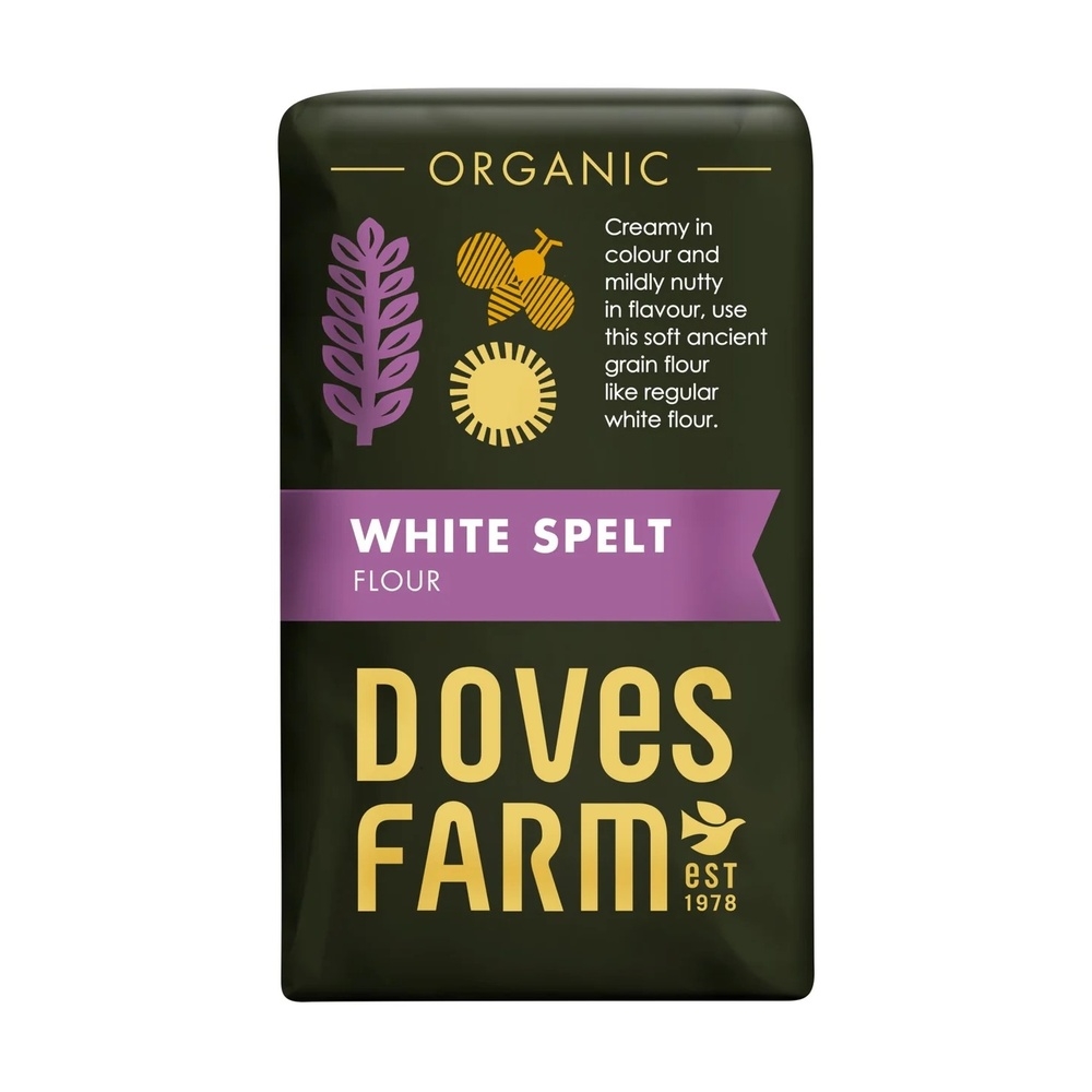 Organic White Spelt Flour Doves Farm 5x1kg Organic White Spelt Flour Doves Farm 5x1kg