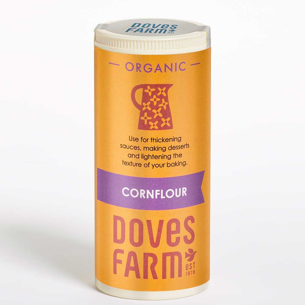 Organic Corn Starch Flour - gluten-free Doves Farm 110g Organic Corn Starch Flour - gluten-free Doves Farm 110g