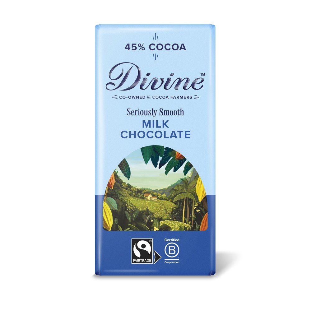 Milk Chocolate - 45% Cocoa Divine 15x90g Milk Chocolate - 45% Cocoa Divine 15x90g