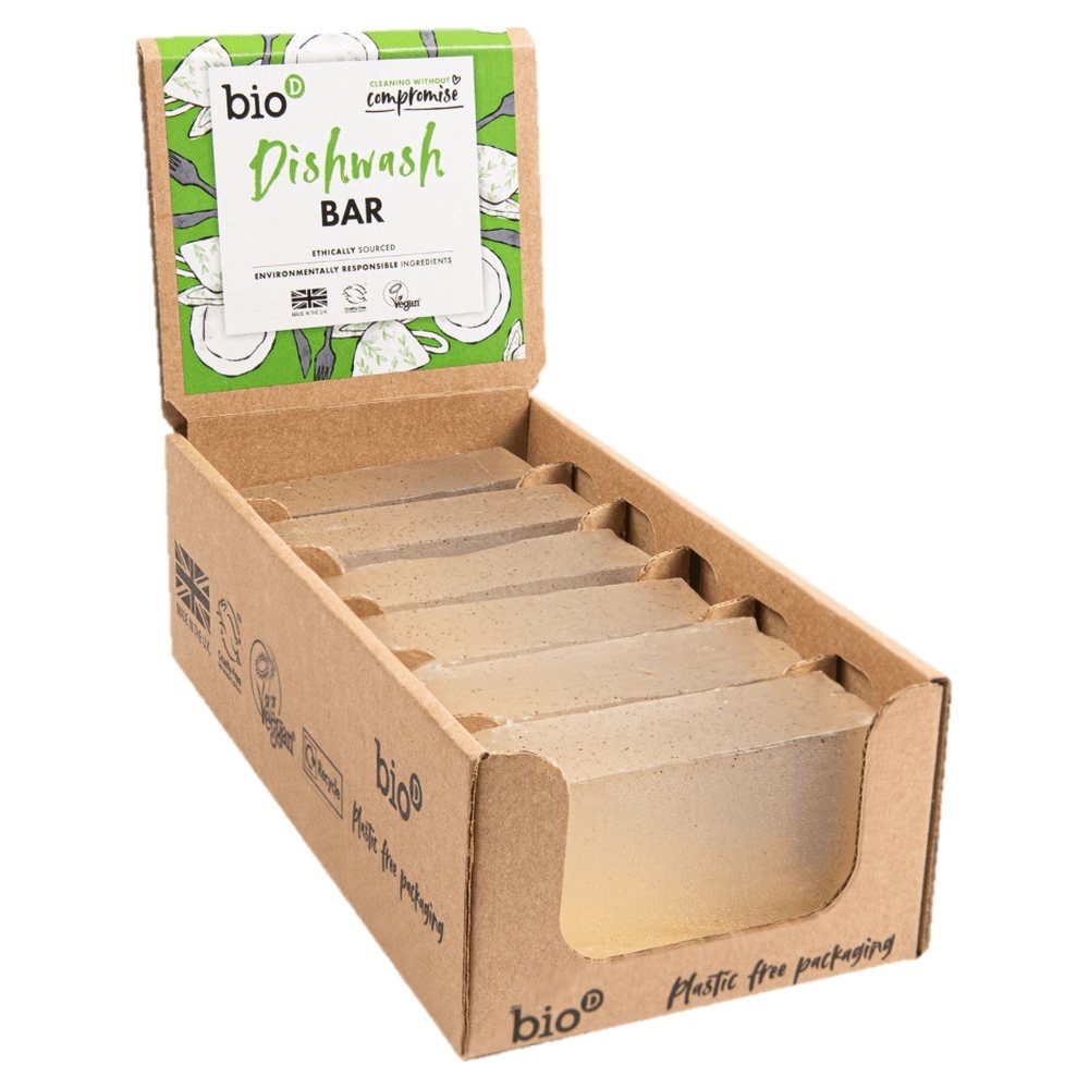 Dishwash Unwrapped Bars Bio-D 6x90g Dishwash Unwrapped Bars Bio-D 6x90g