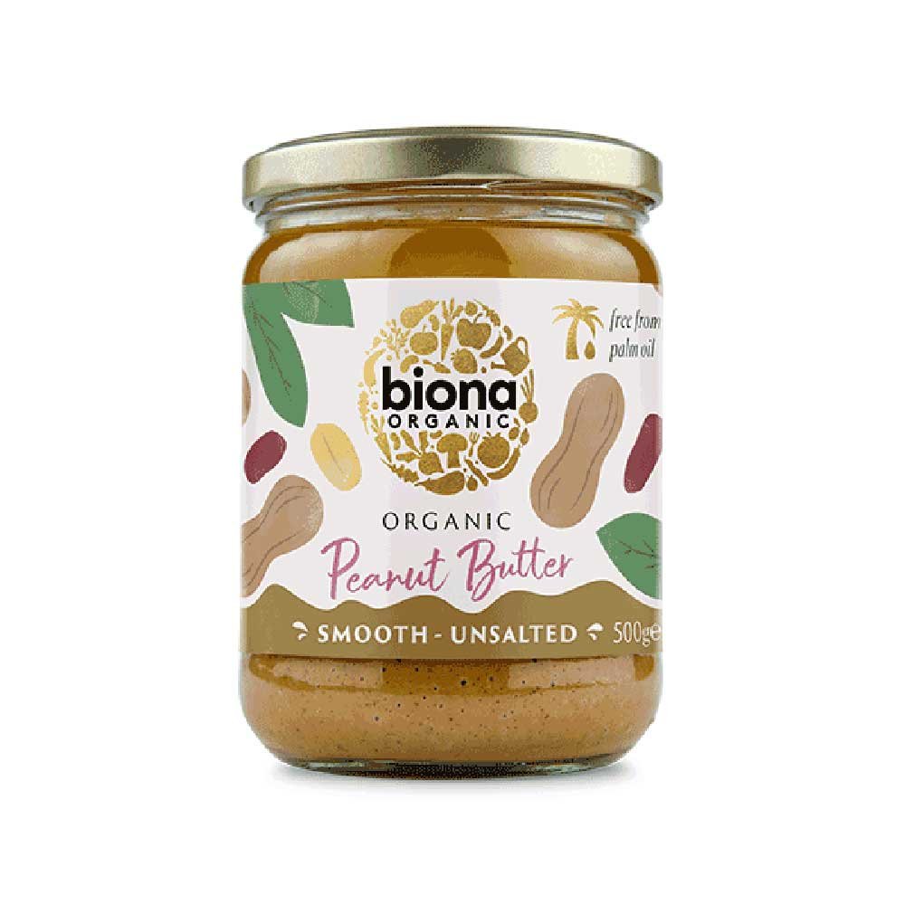 Organic Unsalted Peanut Butter Smooth - large jar