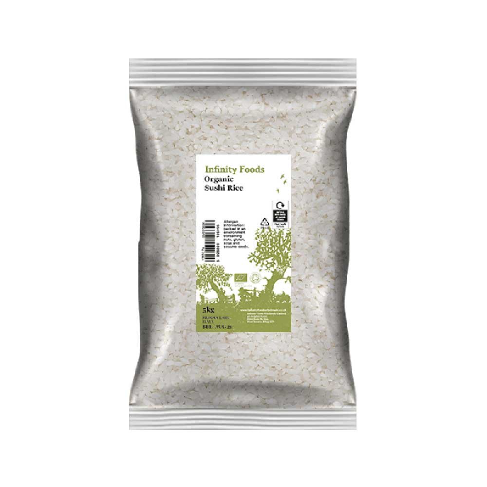 Organic Sushi Rice - white - Italy Infinity Foods 5kg