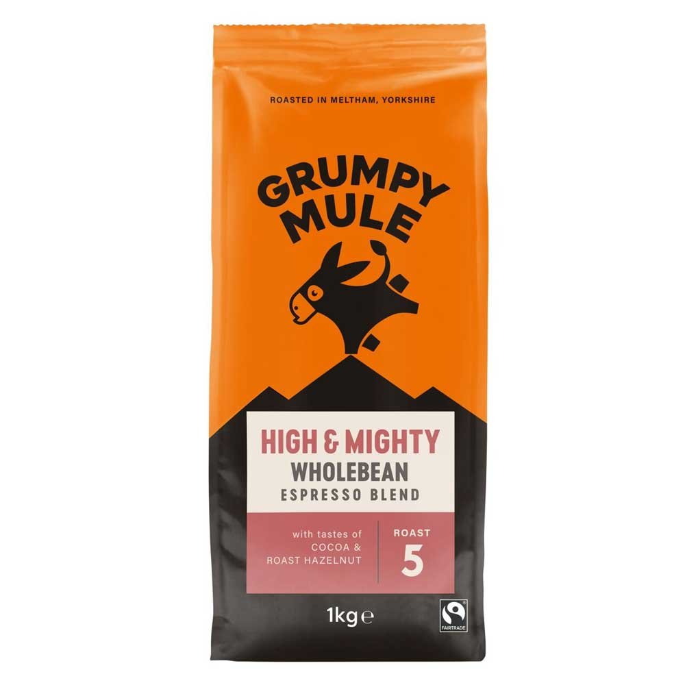 Beans - High & Mighty Espresso Blend - 5 Grumpy Mule 200g Beans - High & Mighty Espresso Blend - 5 Grumpy Mule 200g