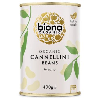 Organic Cannellini Beans - BPA-free can Biona 6x400g