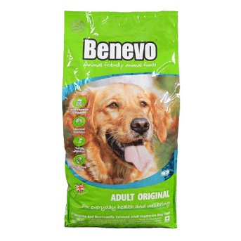 Adult Original Vegan Dog Food - bag Benevo 15kg