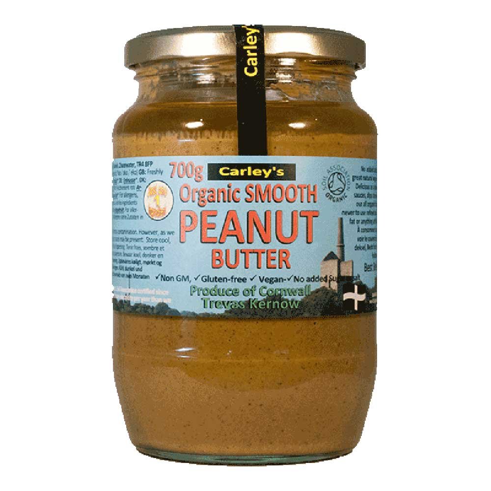 Organic Smooth Peanut Butter - jumbo Carley's 700g Organic Smooth Peanut Butter - jumbo Carley's 700g