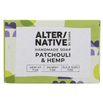Patchouli & Hemp - boxed soap Alter-Native by Suma 6x95g Patchouli & Hemp - boxed soap Alter-Native by Suma 6x95g