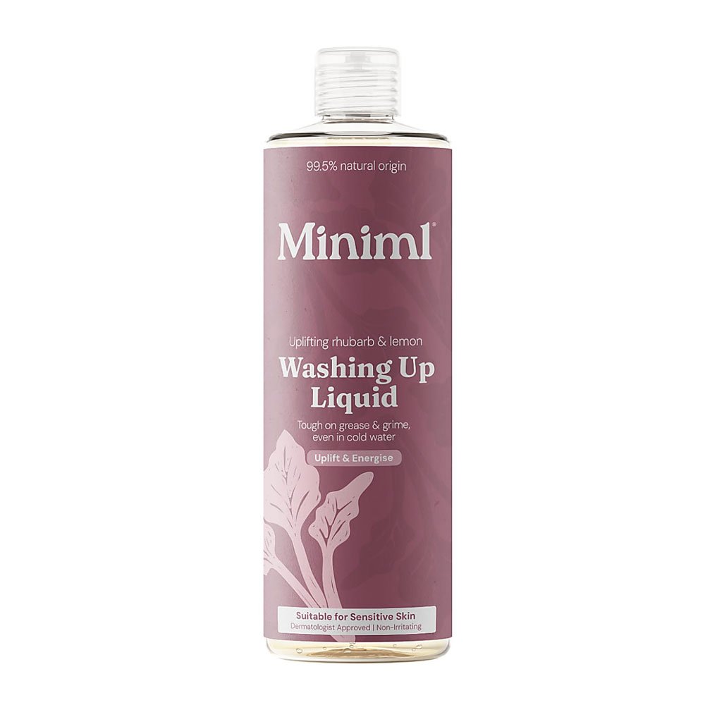 Washing Up Liquid - Rhubarb & Lemon Miniml 6x400ml