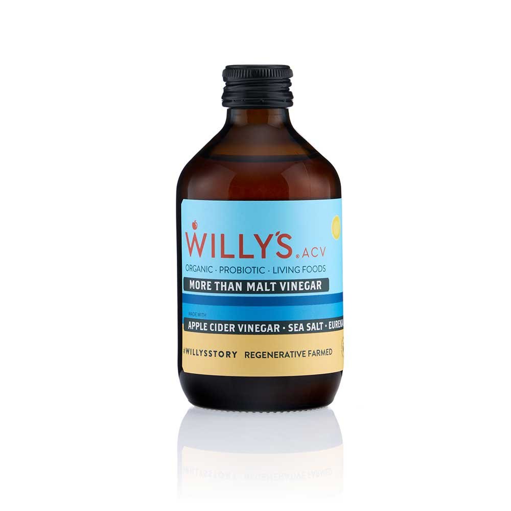 Organic Fish & Chip Saucy Vinegar Willy's ACV 6x250ml