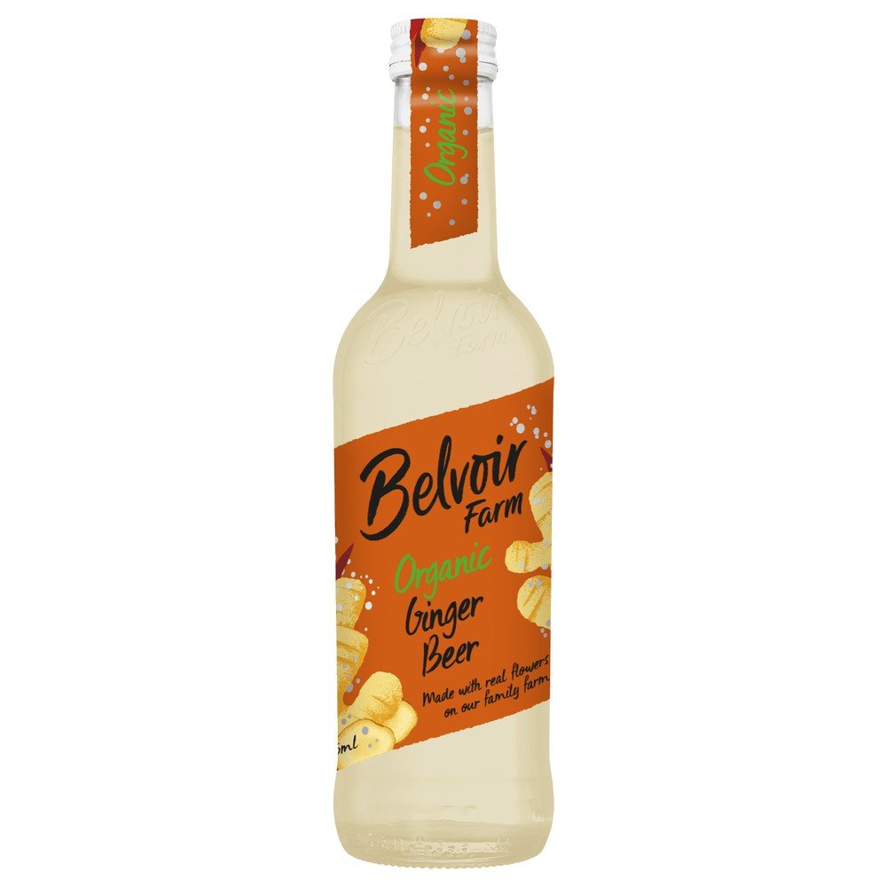 Organic Ginger Beer Belvoir 12x275ml