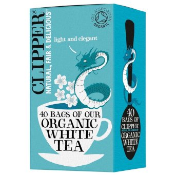 Organic 26 bag White Tea Bags Clipper 6x26bags Organic 26 bag White Tea Bags Clipper 6x26bags