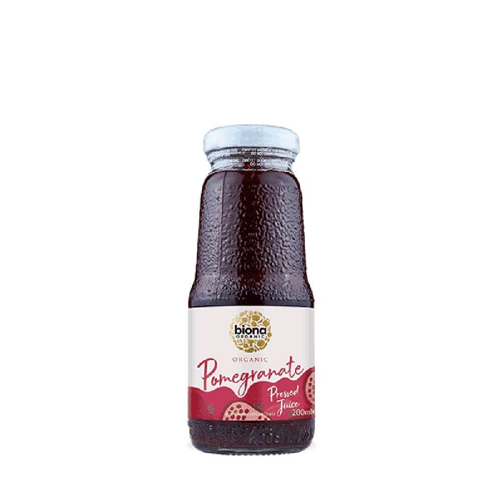 Organic Pomegranate Juice -100% - small Biona 200ml Organic Pomegranate Juice -100% - small Biona 200ml