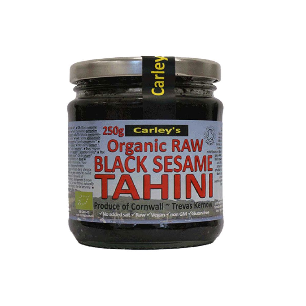 Organic Raw Black Sesame Tahini Carley's 250g Organic Raw Black Sesame Tahini Carley's 250g
