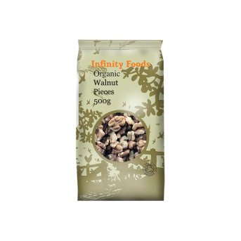 Organic Walnut Light Pieces Infinity Foods 500g Organic Walnut Light Pieces Infinity Foods 500g