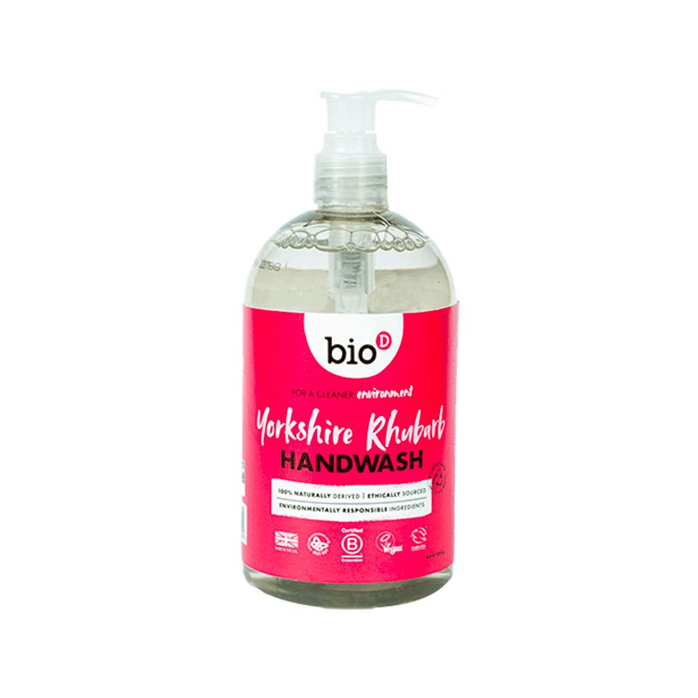Cleansing Hand Wash Rhubarb Bio-D 500ml