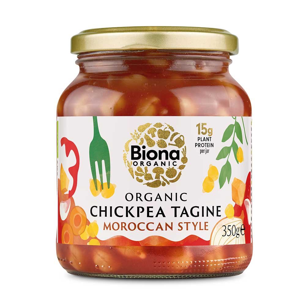 Organic Chickpea Tagine Moroccan Style Biona 6x350g