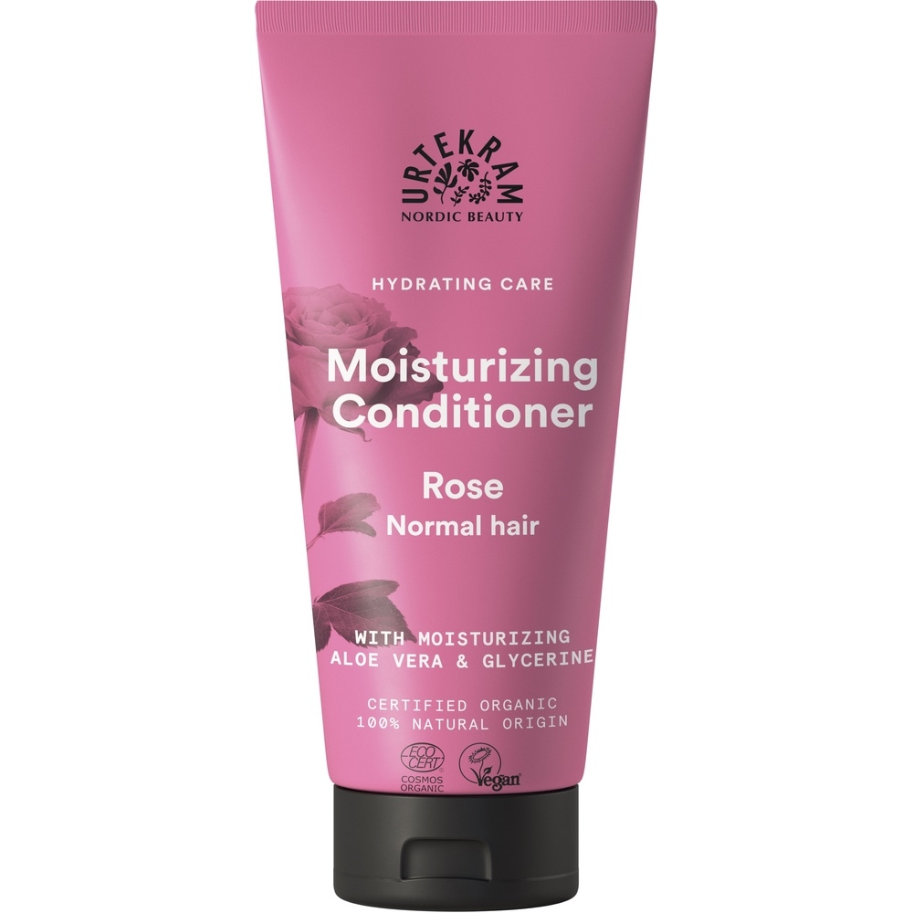 Organic Conditioner - Rose - pure indulgement Urtekram 6x180ml Organic Conditioner - Rose - pure indulgement Urtekram 6x180ml