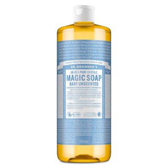Organic Baby Mild Unscented Liquid Soap - single Dr. Bronner 1x945ml Organic Baby Mild Unscented Liquid Soap - single Dr. Bronner 1x945ml