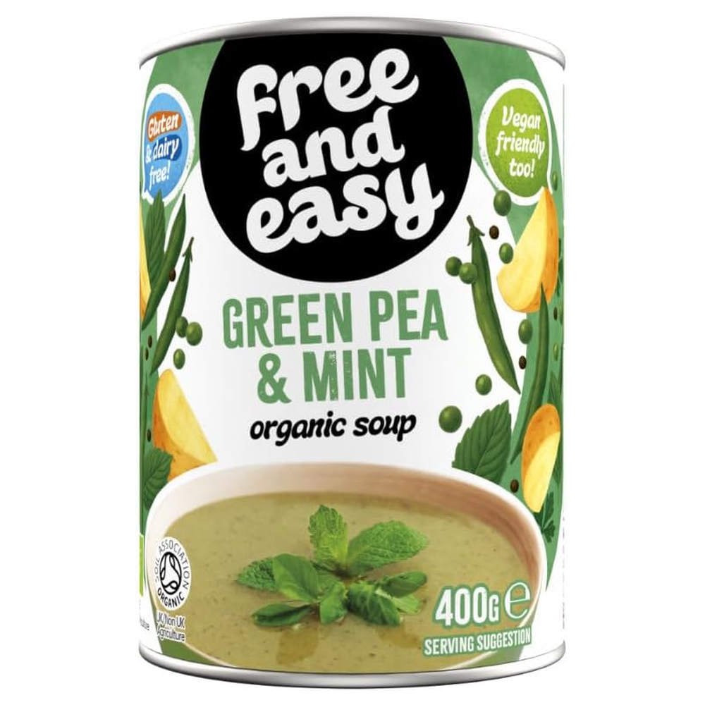 Organic Pea & Mint Soup Free & Easy 6x400g