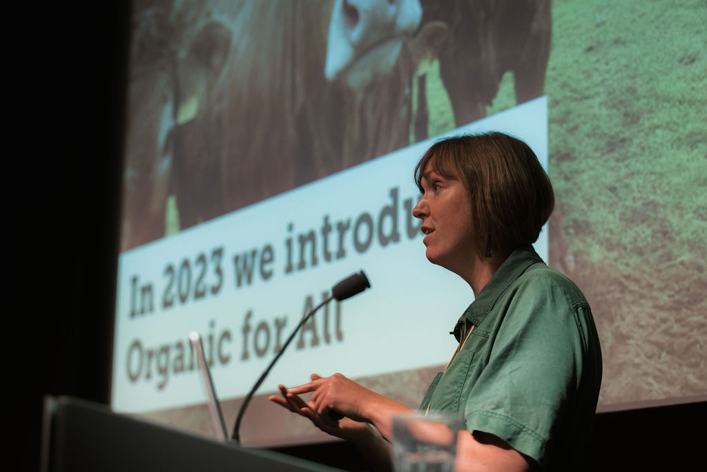 Organic producers and brands at the Soil Association trade conference