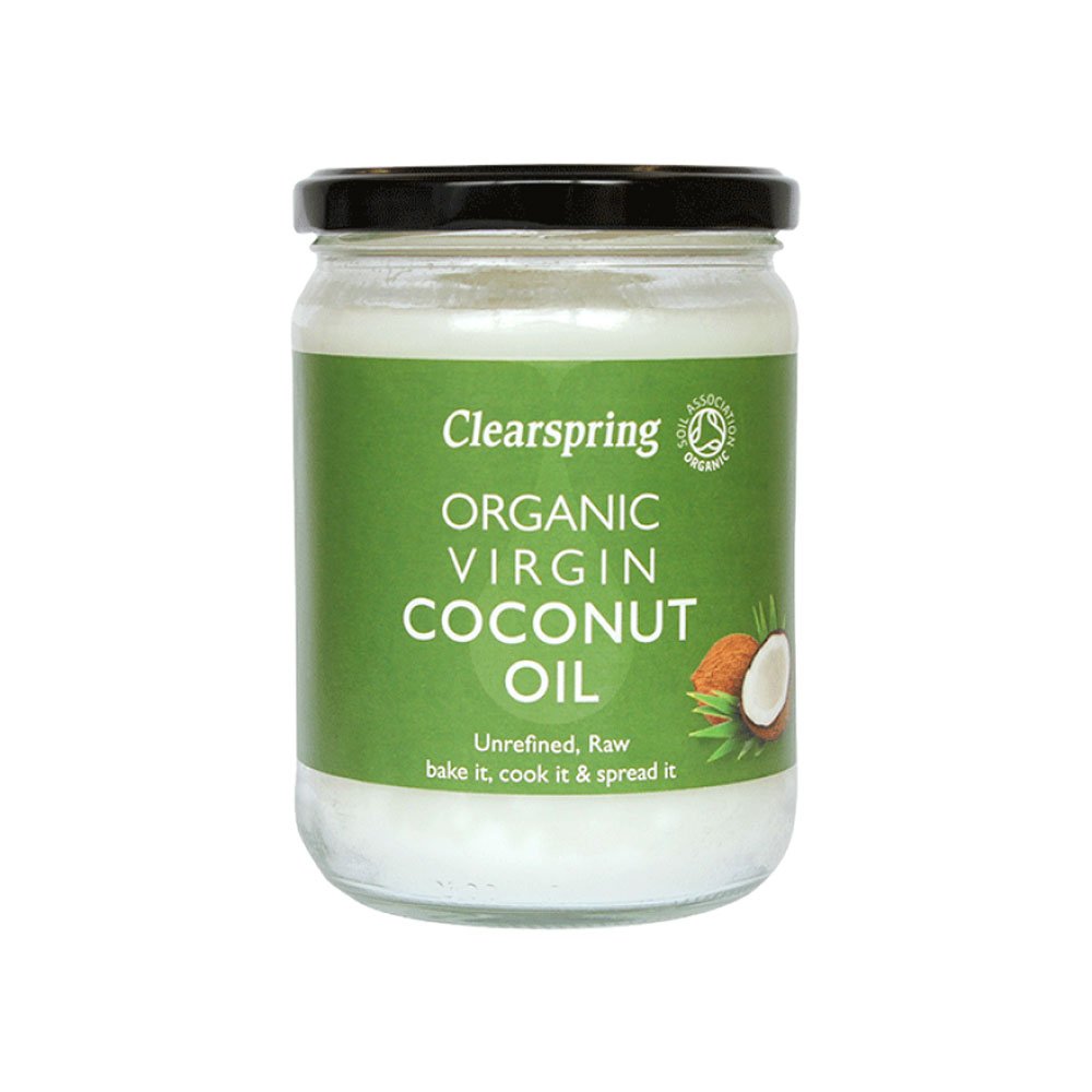 Organic Coconut Oil - virgin - 400g Clearspring 440ml
