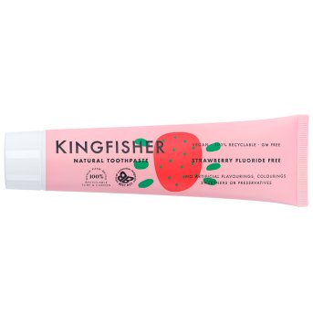 Children's Strawberry Toothpaste - Fluoride Free Kingfisher Children's Strawberry Toothpaste - Fluoride Free Kingfisher