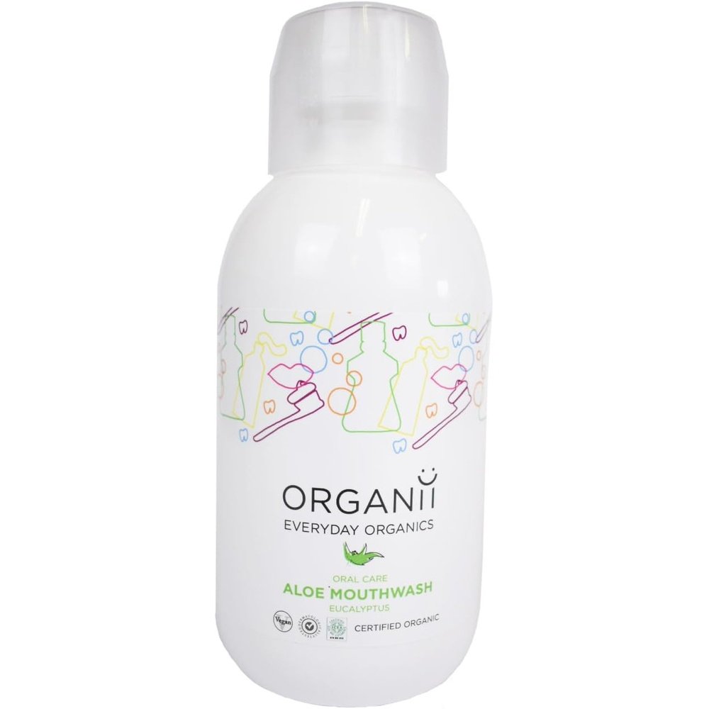 Organic Aloe Mouthwash Eucalyptus Organii 6x500ml Organic Aloe Mouthwash Eucalyptus Organii 6x500ml