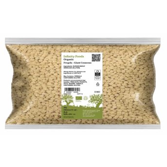 Organic Fregola - giant couscous - white Infinity Foods 5kg