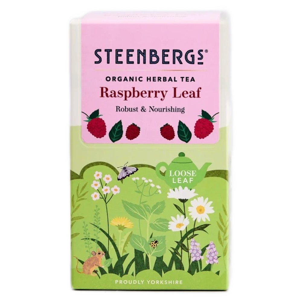 Organic Raspberry Leaf Steenbergs 4x40g Organic Raspberry Leaf Steenbergs 4x40g