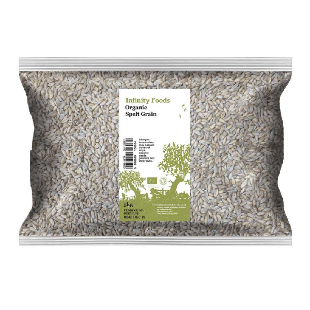 Organic Spelt Grain Infinity Foods 5kg Organic Spelt Grain Infinity Foods 5kg