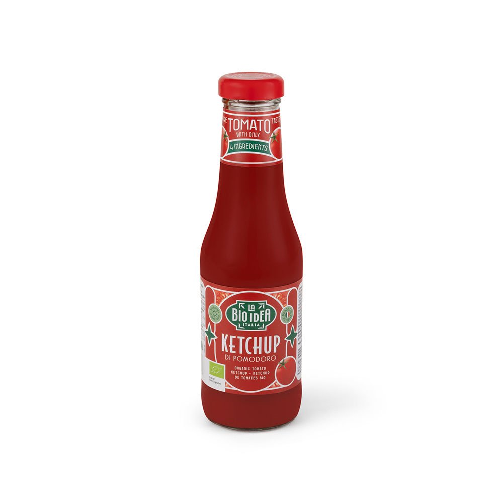 Organic Tomato Ketchup La Bio-Idea 480g Organic Tomato Ketchup La Bio-Idea 480g