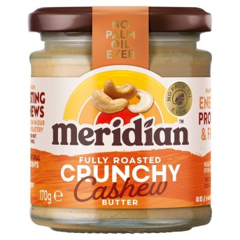 Crunchy Cashew Butter Meridian 6x170g Crunchy Cashew Butter Meridian 6x170g