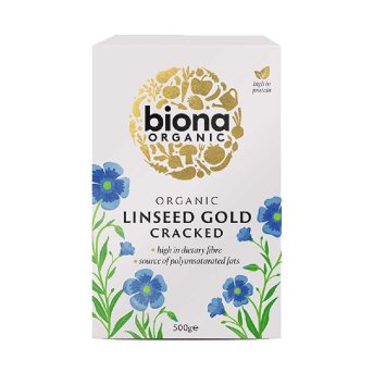 Organic Cracked Linseed Gold - Omega Extra Biona 500g