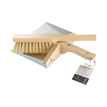 Dust Pan & Brush with magnets - 33x22x7.5cm ecoLiving 1x1pack