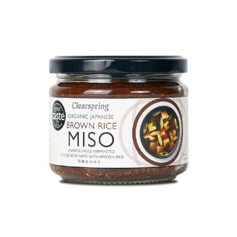 Organic 300g Brown Rice Miso - unpasteurised - jar Clearspri
