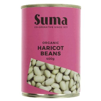 Organic Haricot Beans Suma 400g