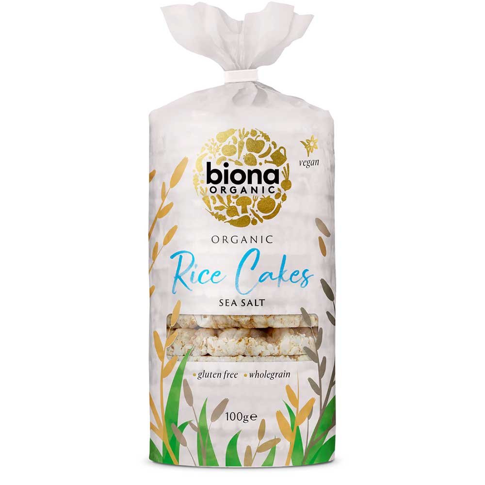 Organic Ricecakes with salt Biona 100g