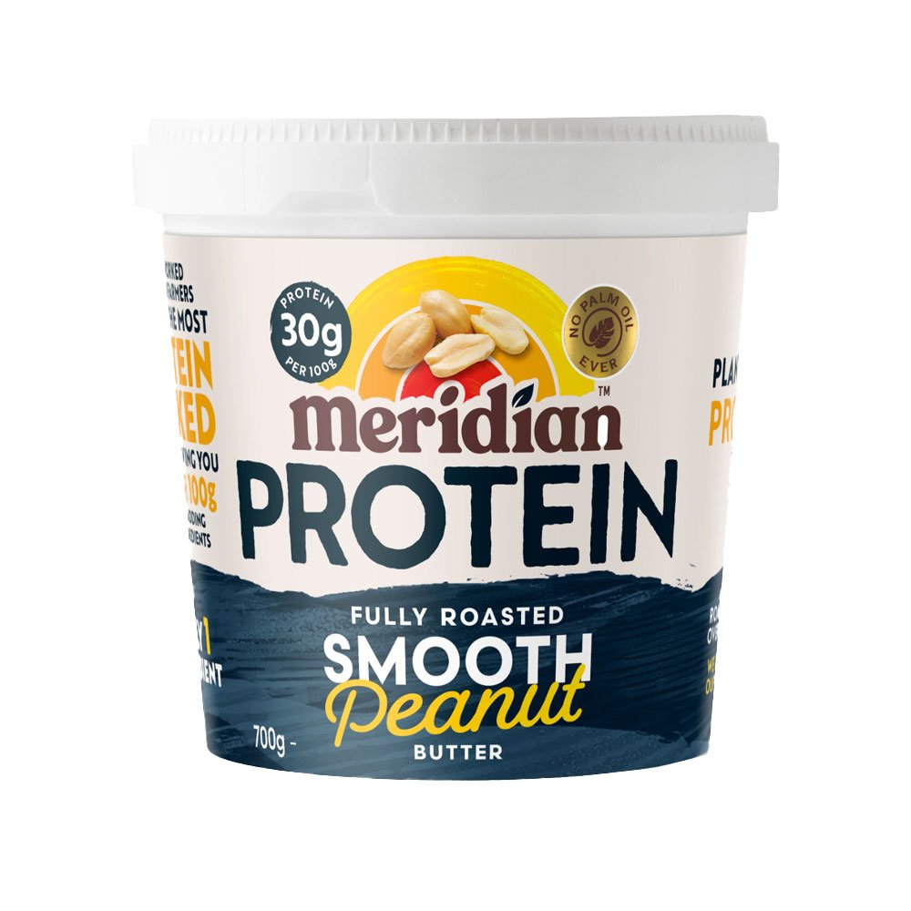 Protein Smooth Peanut Butter 100% Meridian 700g Protein Smooth Peanut Butter 100% Meridian 700g