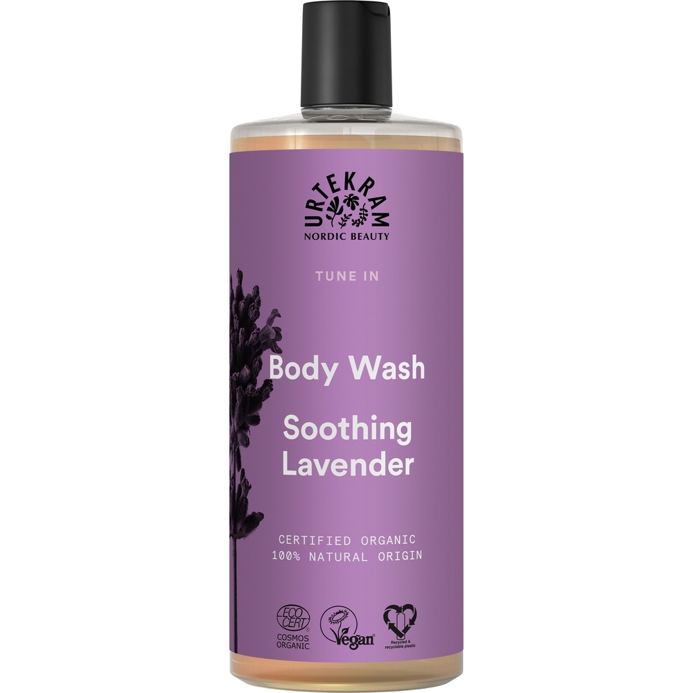 Organic Body Wash - Soothing Lavender Urtekram 6x500ml Organic Body Wash - Soothing Lavender Urtekram 6x500ml