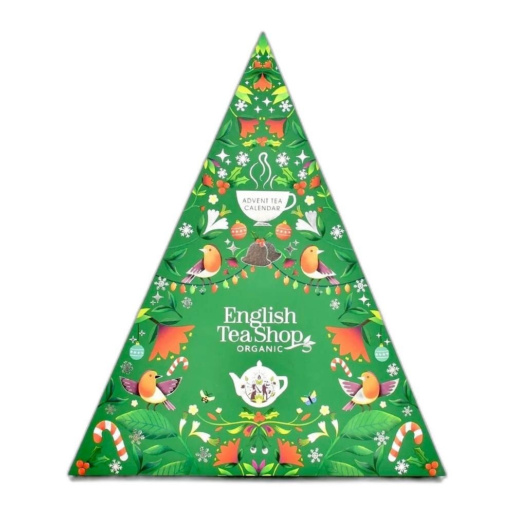 Organic Advent Calendar Triangular - green English Tea Shop 6x304g
