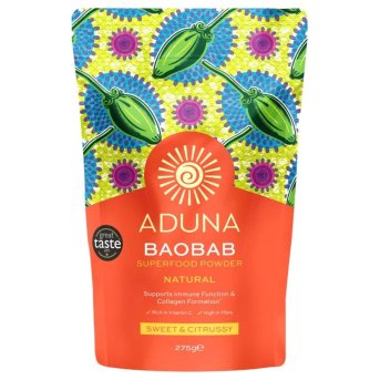 Organic Baobab - fruit pulp powder - pouch - single Aduna 1x275g