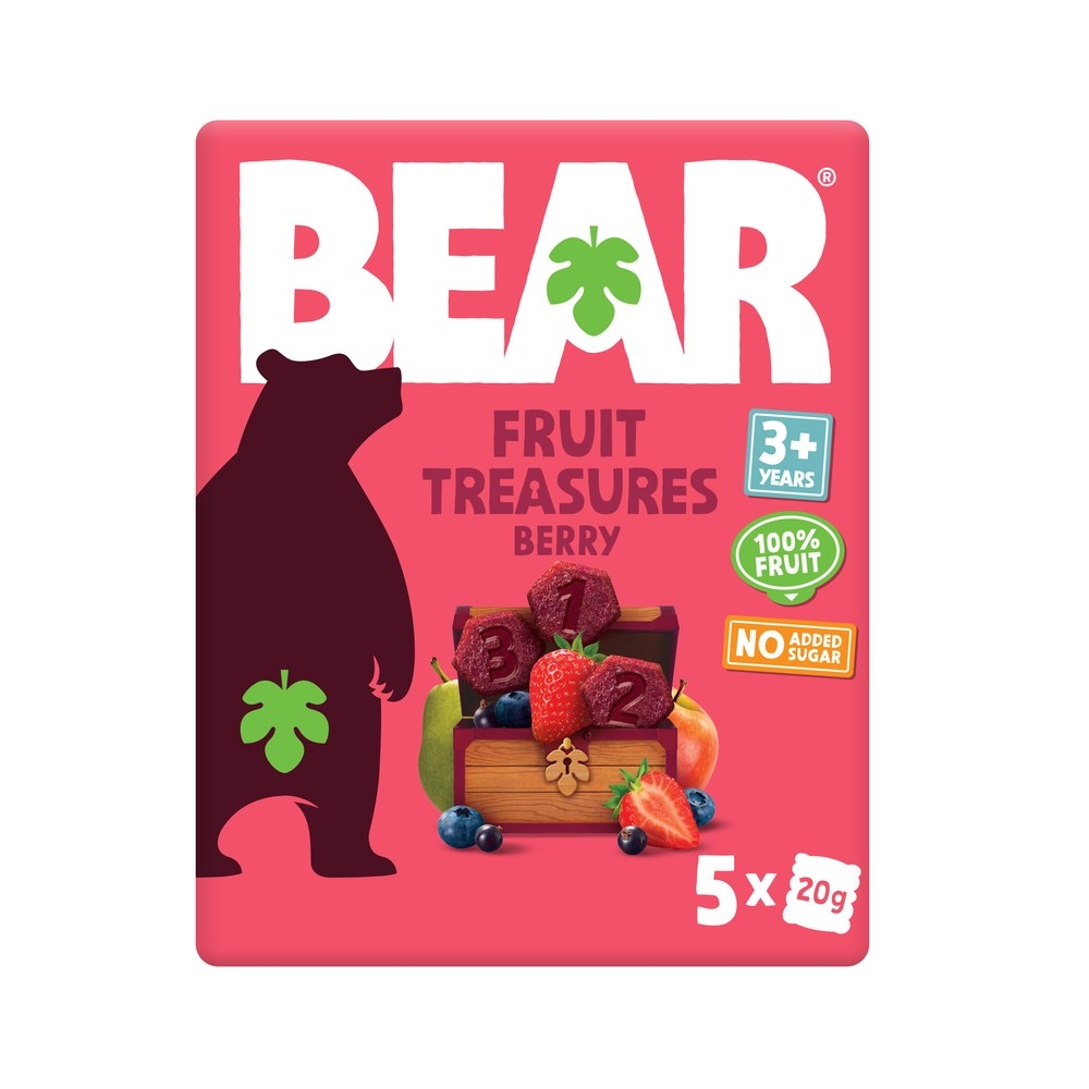 Berry - Treasures Bear 4x5x20g Berry - Treasures Bear 4x5x20g