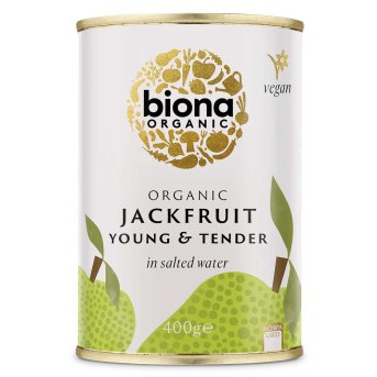 Organic Jackfruit (young chunks) in salted water Biona 400g