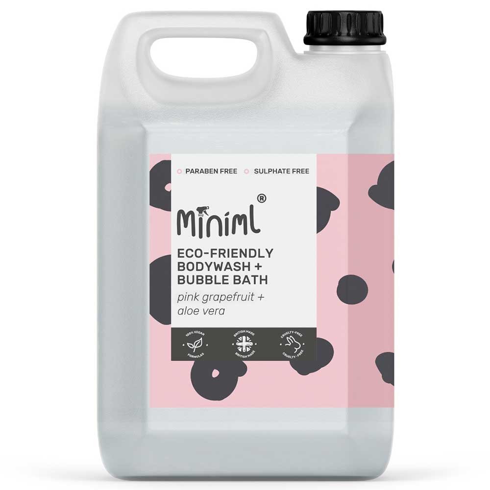 Bodywash & Bubble Bath - Pink Grapefruit & Aloe Miniml 5l