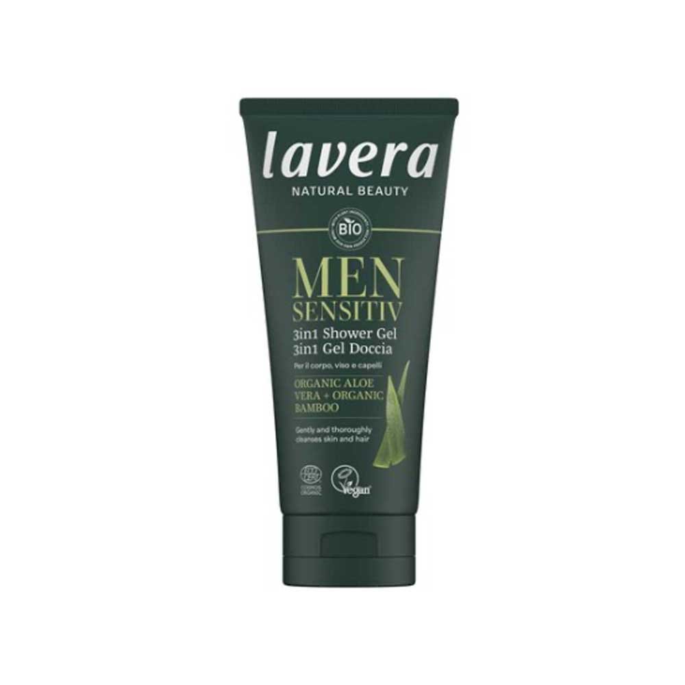 Men's 3 in 1 Shower Gel - new style Lavera 200ml Men's 3 in 1 Shower Gel - new style Lavera 200ml
