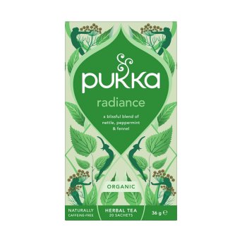 Organic Radiance - nettle, fennel & aloe vera Pukka 20bgs