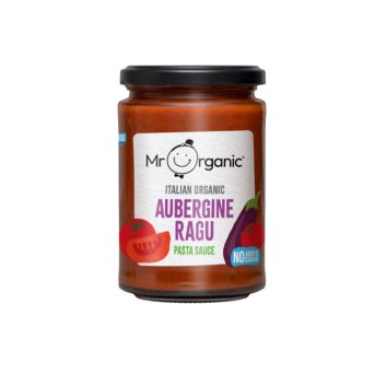 Organic Aubergine Ragu Pasta Sauce Mr Organic 350g